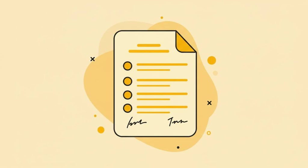 Documento com Termos