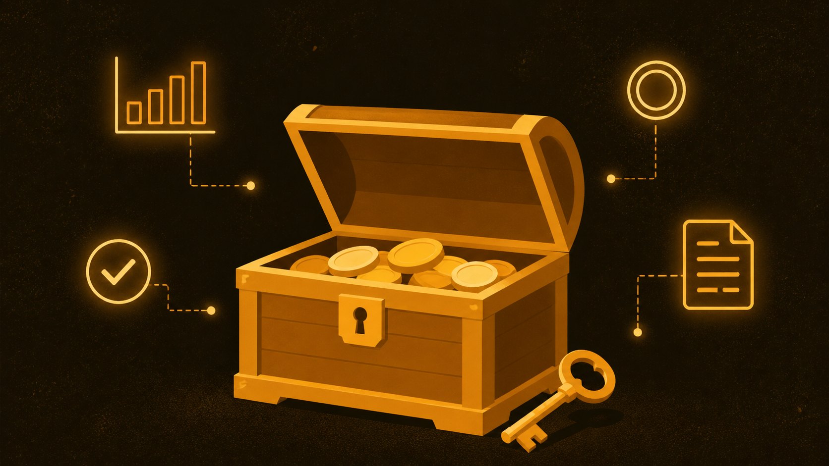 Ilustração da tesouraria da igreja: recursos sob controle, com registro e prestação de contas