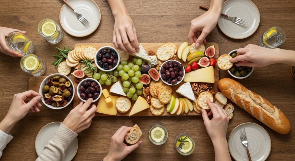 Lanche na Reunião de Célula