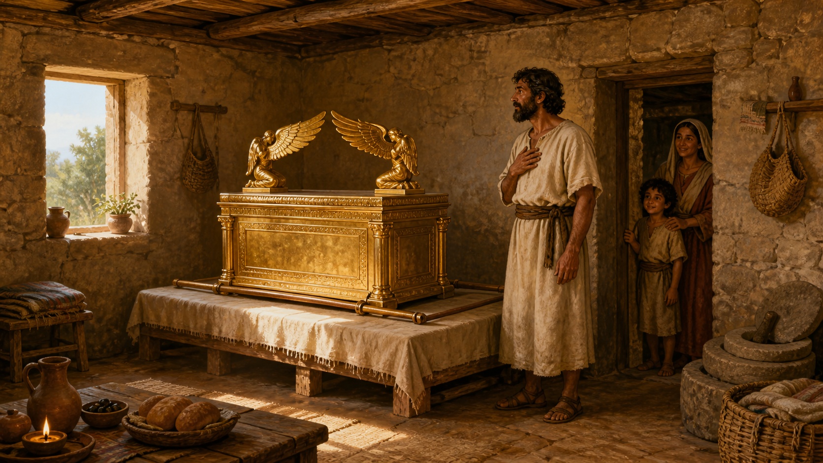 A Arca da Aliança na casa de Obede-Edom