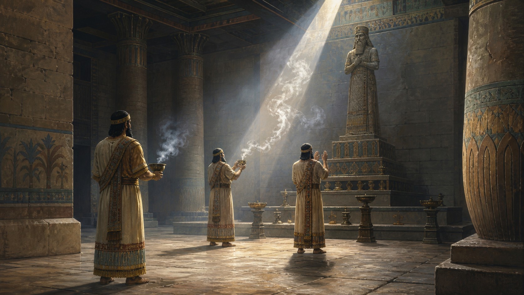 O templo babilônico e a idolatria
