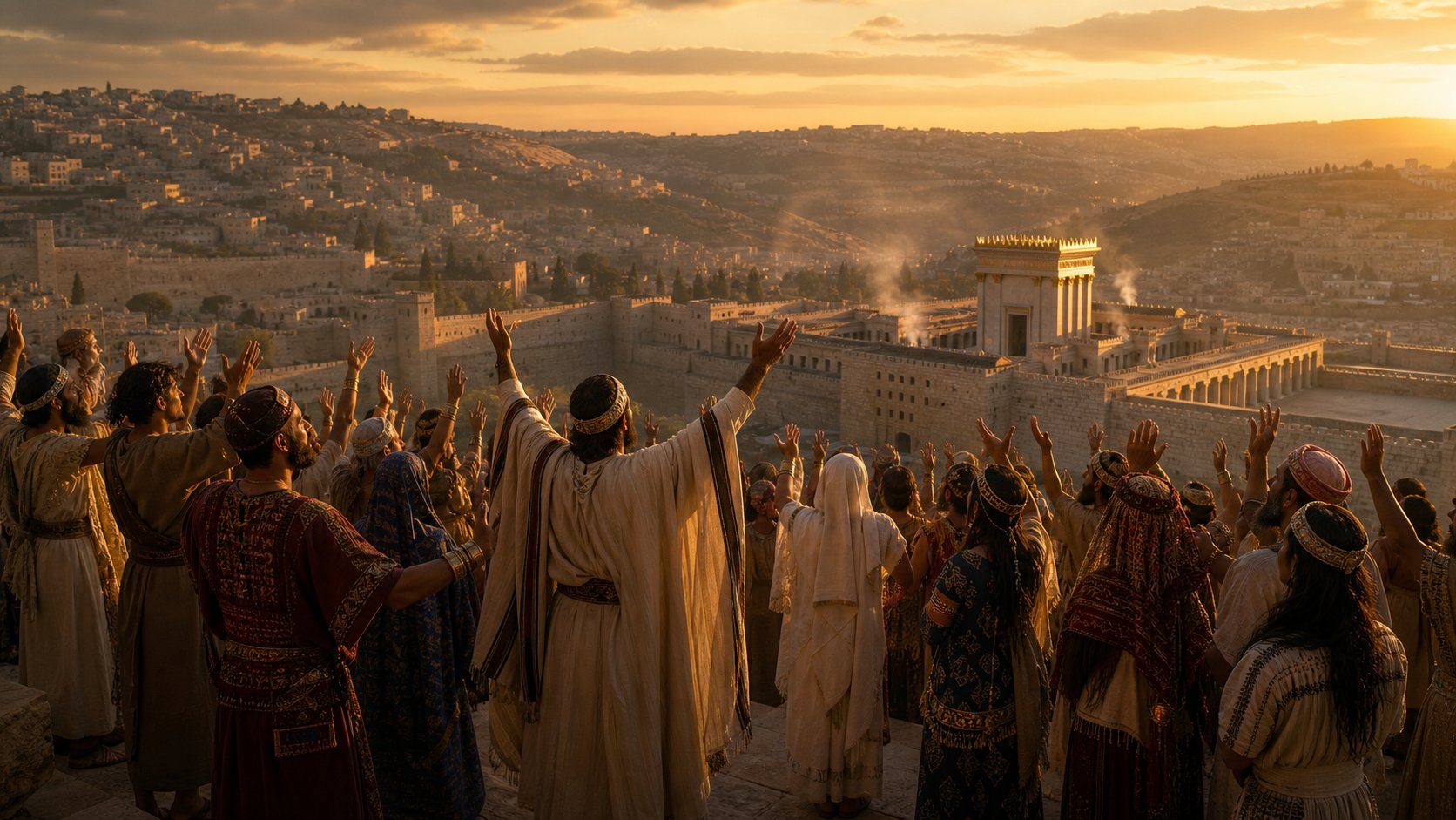 Adoração universal a Deus no templo em Jerusalém conforme Salmo 117