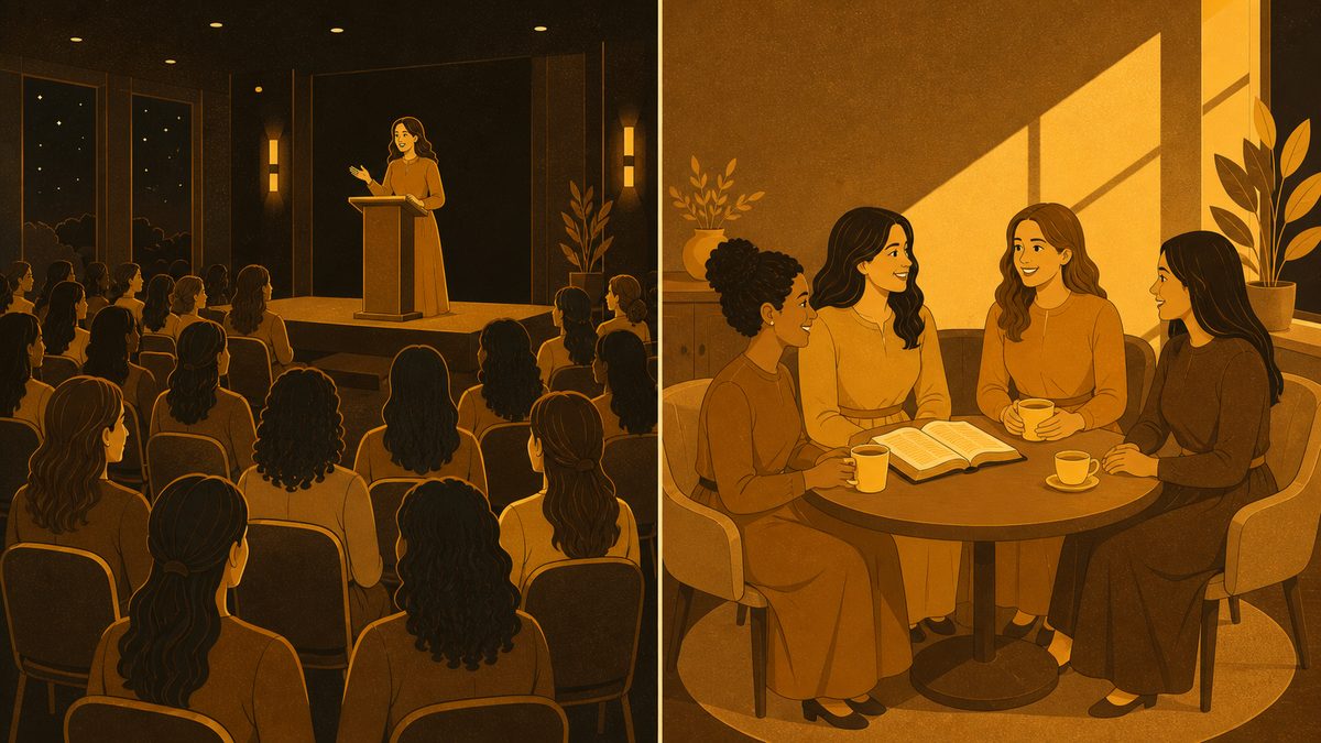 Congresso de Senhoras e Chá de Mulheres: Duas Ocasiões, Dois Formatos