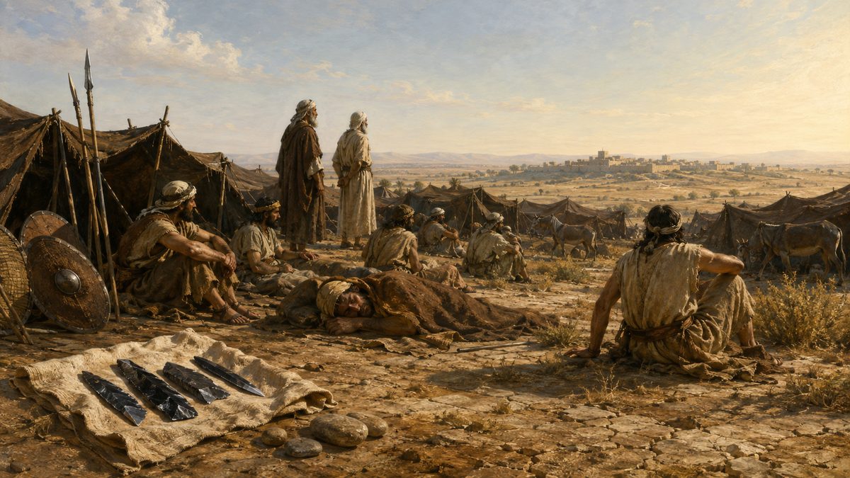 Facas de Pedra e o Acampamento de Israel em Gilgal